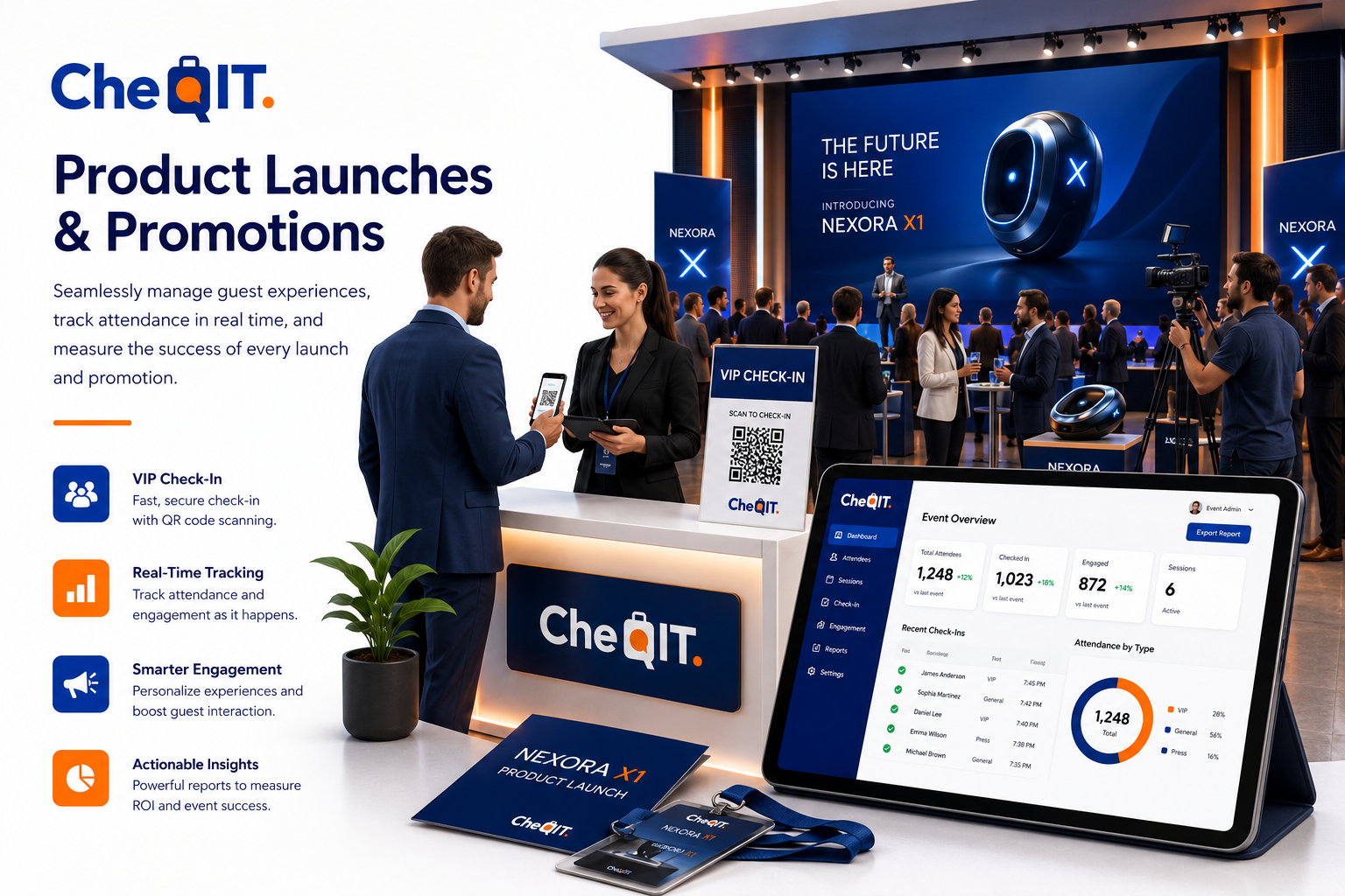 Product Launches & Promotions — CheQIT solution